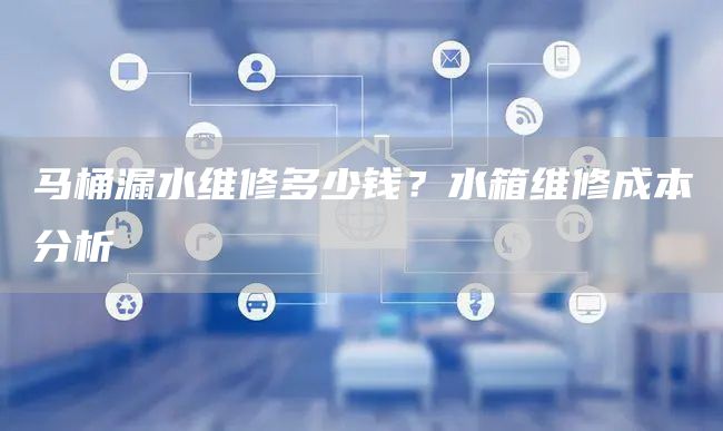 馬桶漏水維修多少錢(qián)？水箱維修成本分析