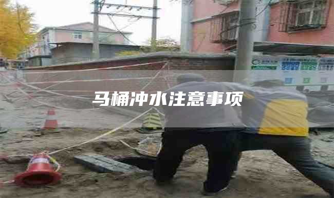 馬桶沖水注意事項
