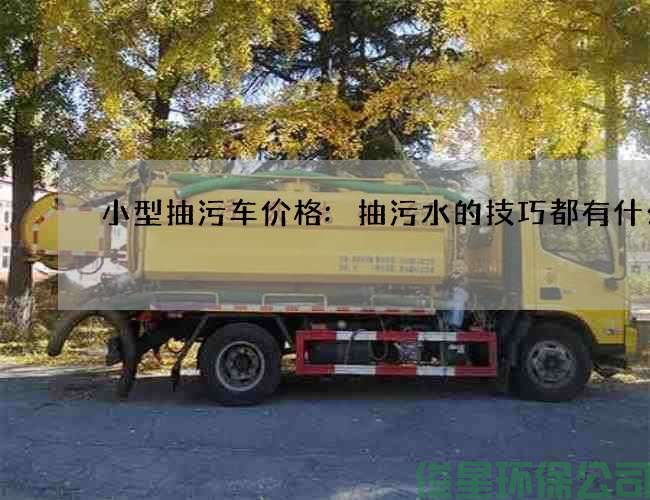 小型抽污車(chē)價(jià)格:抽污水的技巧都有什么