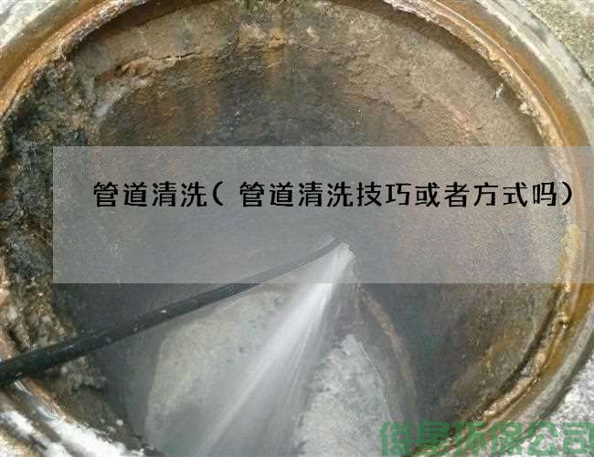 管道清洗(管道清洗技巧或者方式嗎)