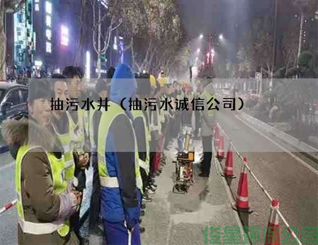 抽污水井（抽污水誠信公司)