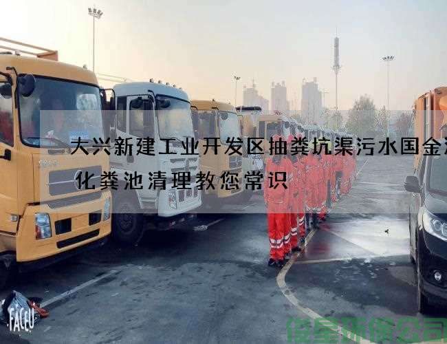 大興新建工業(yè)開(kāi)發(fā)區抽糞坑渠污水國金汽車(chē)化糞池清理教您常識