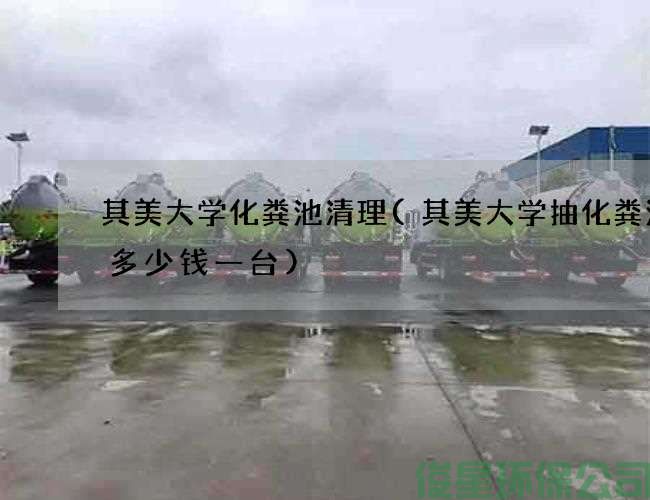 其美大學(xué)化糞池清理(其美大學(xué)抽化糞池泵多少錢(qián)一臺)