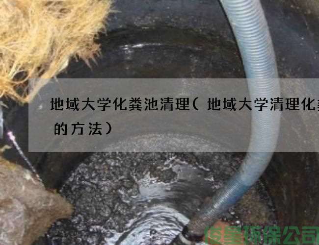 地域大學(xué)化糞池清理(地域大學(xué)清理化糞池的方法)