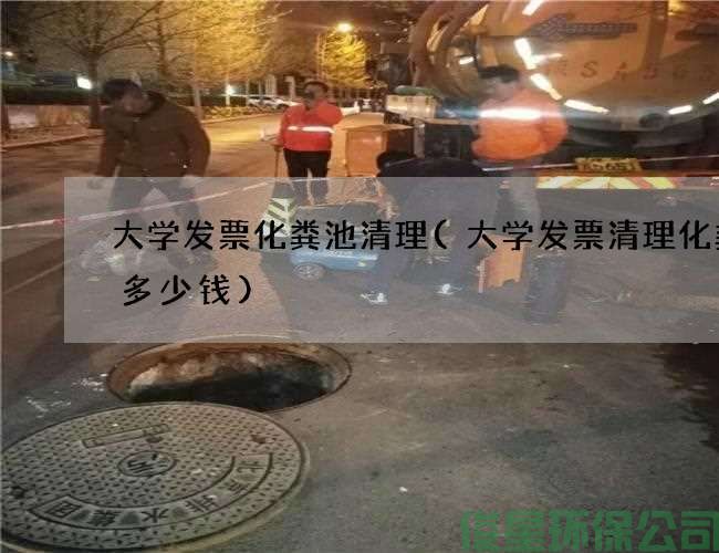 大學(xué)發(fā)票化糞池清理(大學(xué)發(fā)票清理化糞池多少錢(qián))