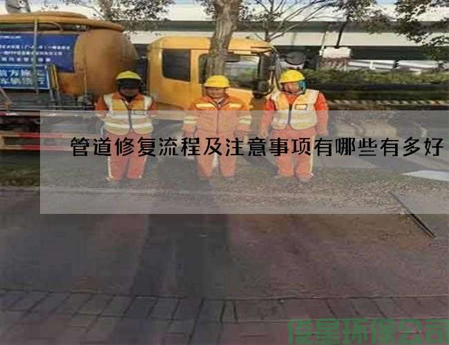管道修復流程及注意事項有哪些有多好