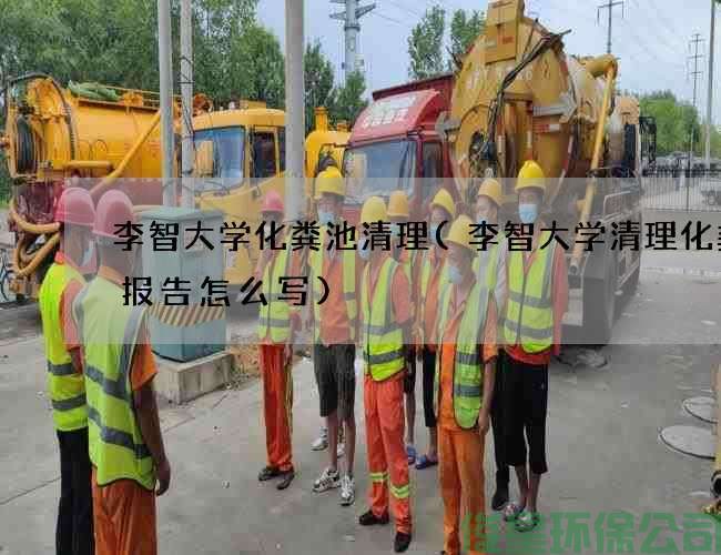 李智大學(xué)化糞池清理(李智大學(xué)清理化糞池報告怎么寫(xiě))