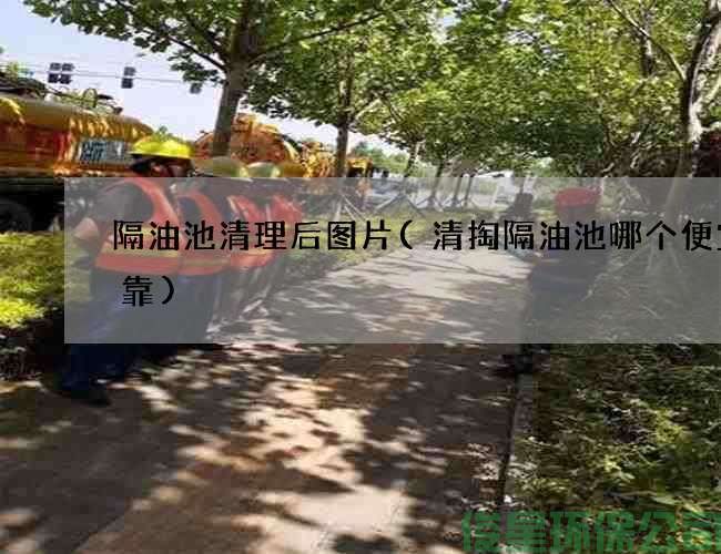 隔油池清理后圖片(清掏隔油池哪個(gè)便宜可靠)