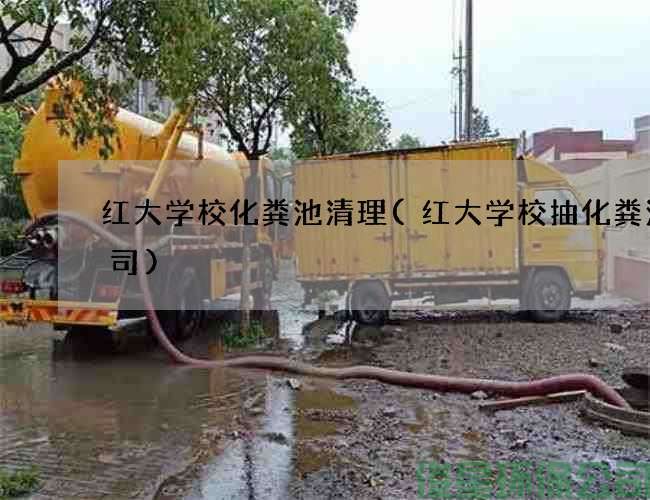 紅大學(xué)?；S池清理(紅大學(xué)校抽化糞池公司)