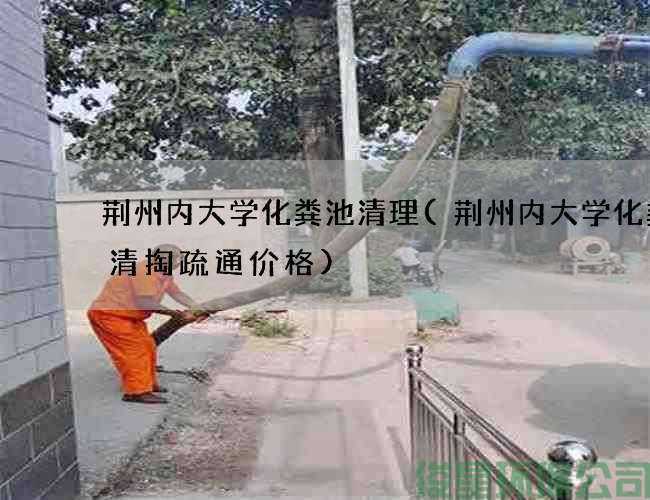 荊州內大學(xué)化糞池清理(荊州內大學(xué)化糞池清掏疏通價(jià)格)