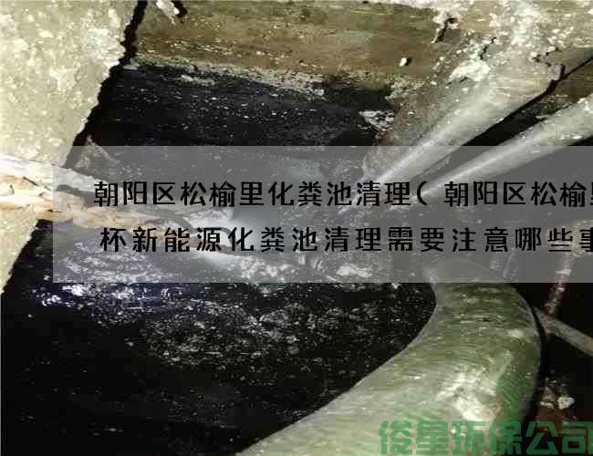 朝陽(yáng)區松榆里化糞池清理(朝陽(yáng)區松榆里金杯新能源化糞池清理需要注意哪些事)