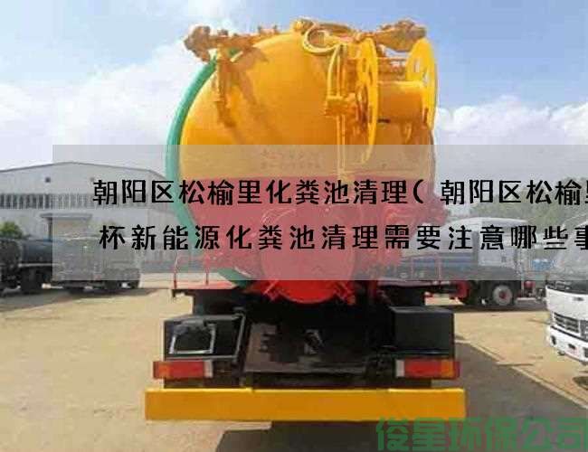 朝陽(yáng)區松榆里化糞池清理(朝陽(yáng)區松榆里金杯新能源化糞池清理需要注意哪些事)
