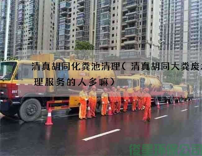 清真胡同化糞池清理(清真胡同大糞廢水清理服務(wù)的人多嘛)