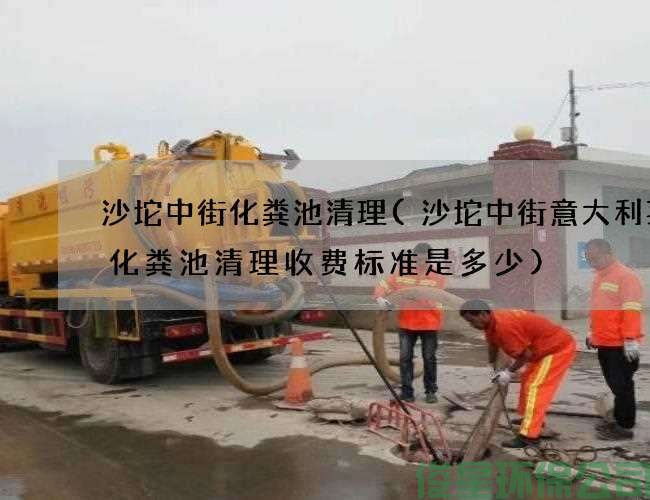 沙坨中街化糞池清理(沙坨中街意大利菜店化糞池清理收費標準是多少)