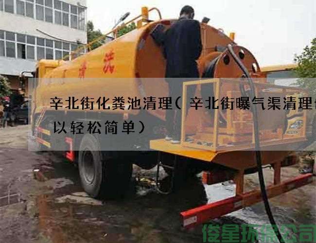 辛北街化糞池清理(辛北街曝氣渠清理也可以輕松簡(jiǎn)單)
